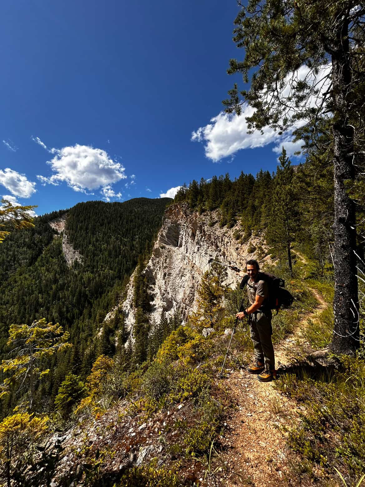 Camp host Noel on the Willowbank hike